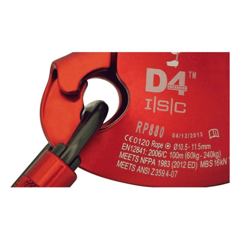 ISC D4 Work/Rescue Descender close up