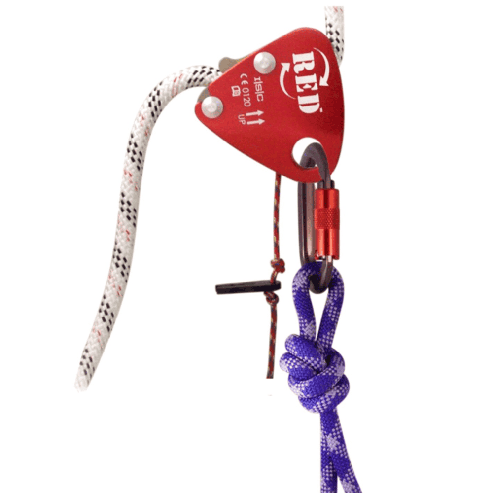 Red Back-up Device Locked Position