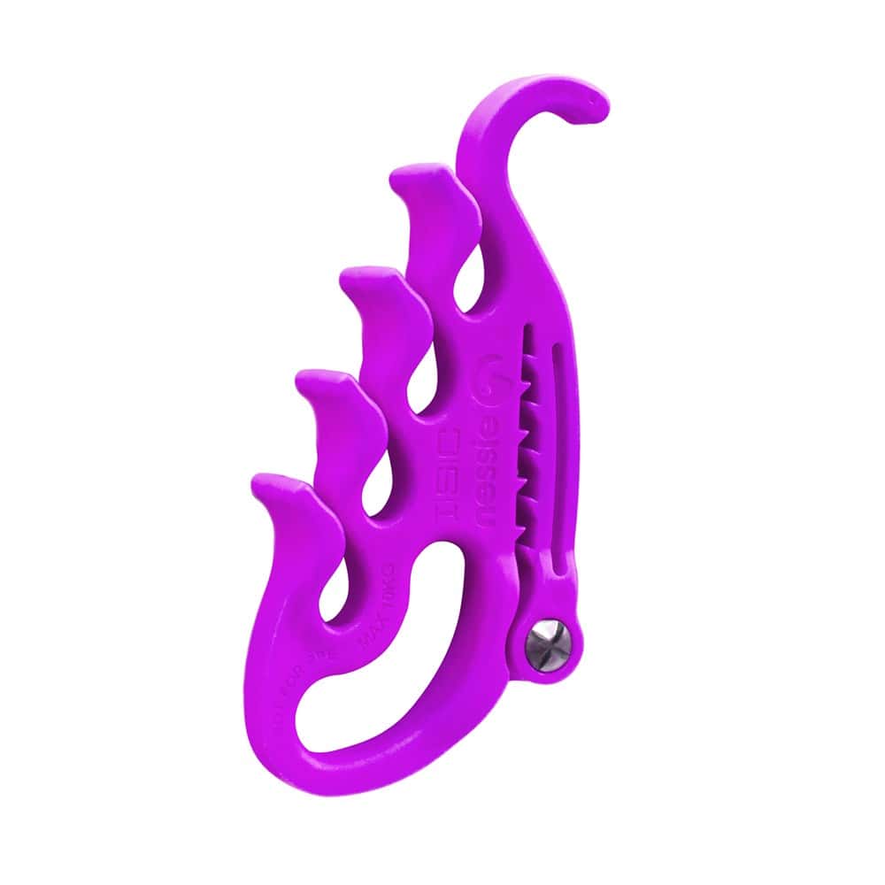 ISC TC100F1 Nessie Lanyard Clip Purple